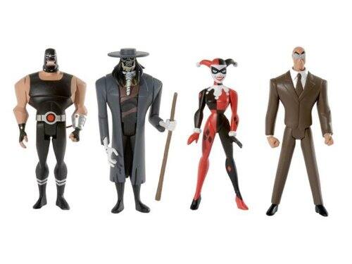 DC Universe Justice League Action 5" Figure 4-Pack Gotham City Criminals (Clock King, Harley Quinn, Bane & Scarecrow)