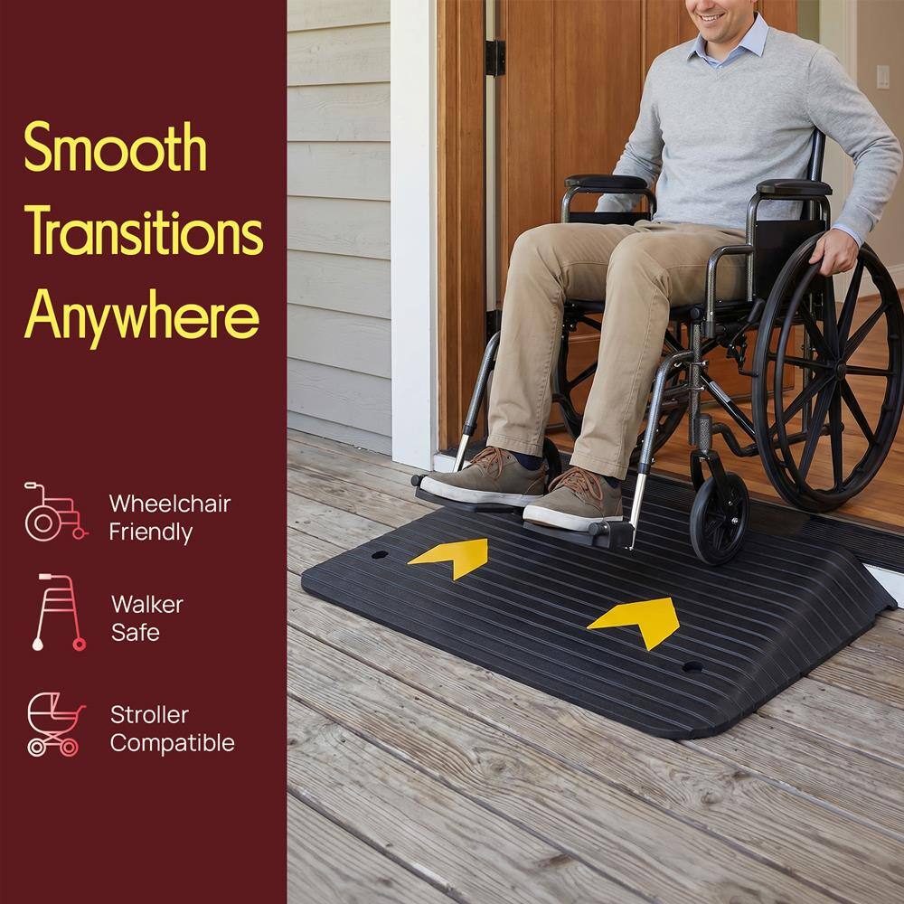 Smooth Transitions Anywhere  
Wheelchair Friendly  
Walker Safe  
Stroller Compatible