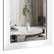 Alt View 3. LOVMOR - Rectangle Framed Wall Bathroom Vanity Mirror Accent Mirror - 18" x 26" - White.