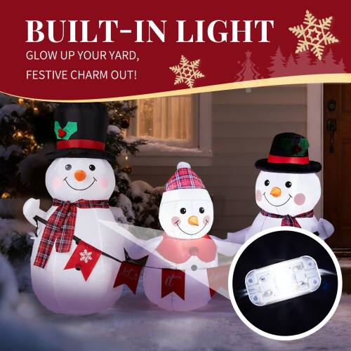 BUILT-IN LIGHT  
GLOW UP YOUR YARD,  
FESTIVE CHARM OUT!