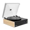 Front. Victrola - Eastwood LP Stereo Bluetooth Record Player with Bluetooth and 3 speed Turntable - Natural.