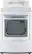 Front Standard. LG - 7.1 Cu. Ft. 8-Cycle Large Capacity Electric Dryer - White.