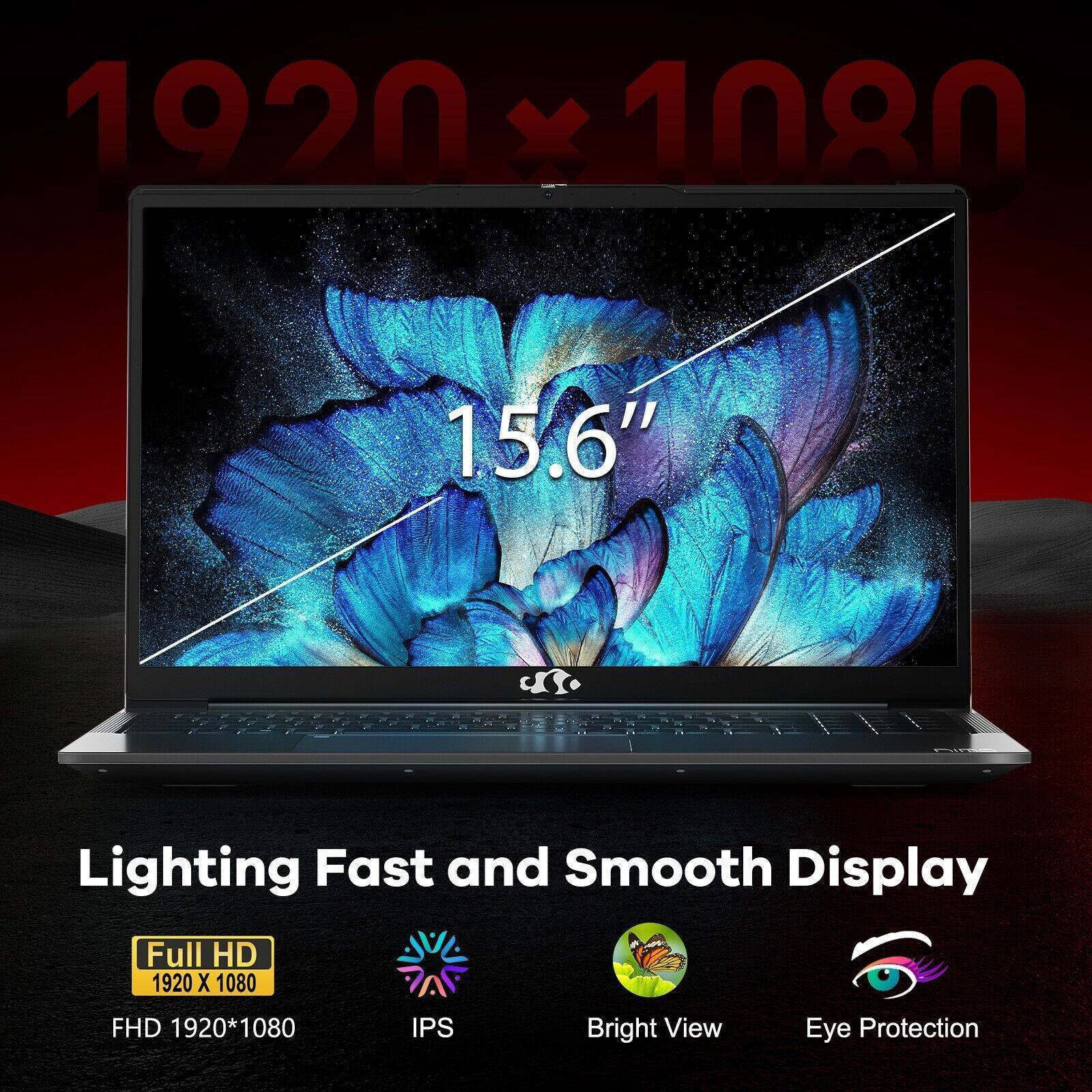 1920 x 1080  
15.6"  

Lighting Fast and Smooth Display  

Full HD  
1920 X 1080  
FHD 1920*1080  

IPS  

Bright View  

Eye Protection