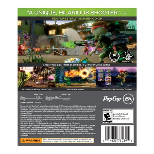  Plants vs Zombies - Garden Warfare - Xbox 360 - NEW SEALED :  Video Games