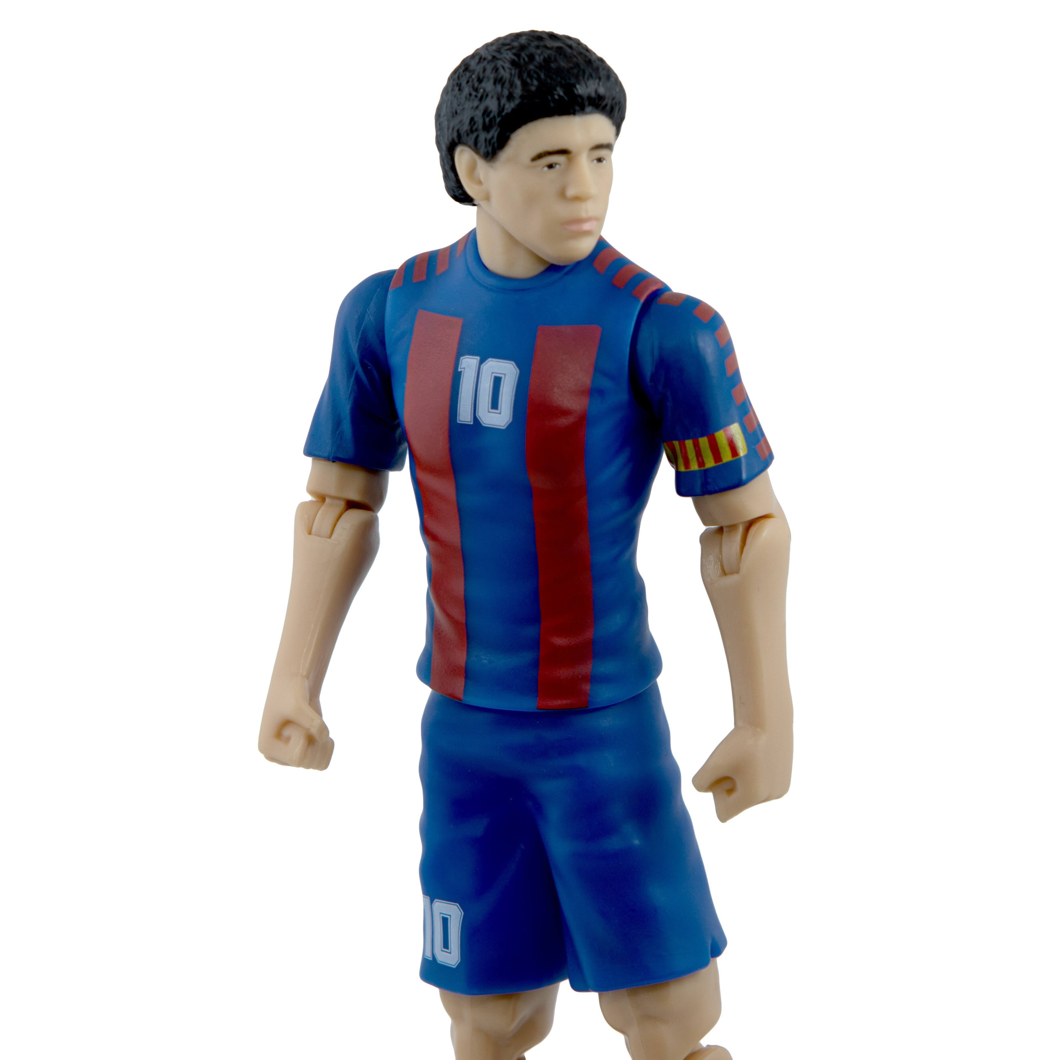 Alt View 3. Banbo Toys - Banbo Toys SOCKERS Legends FC Barcelona Diego Maradona 8" Collectible Soccer Action Figure.