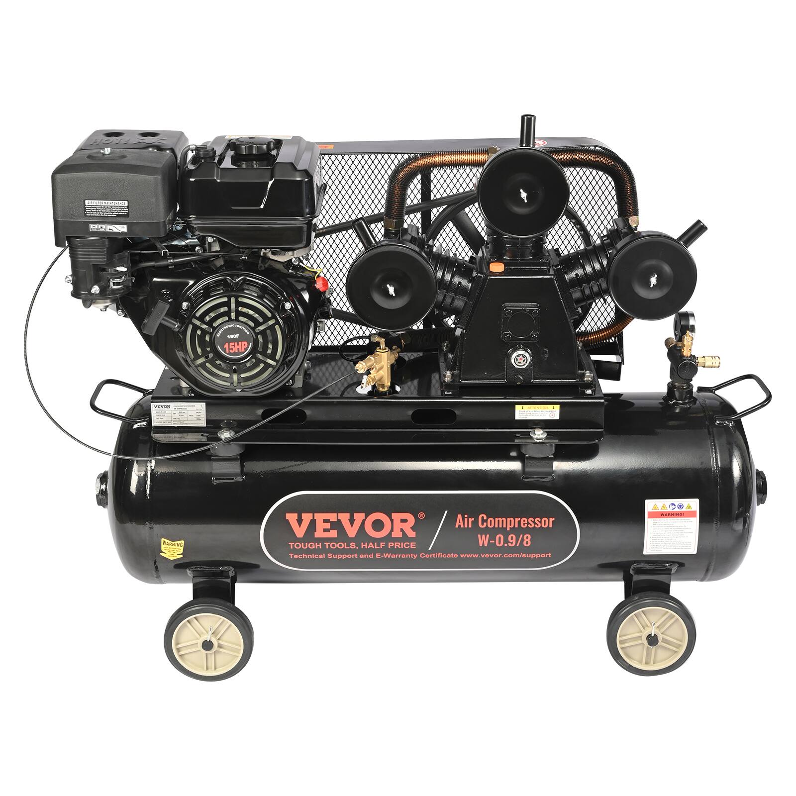 VEVOR Air Compressor  
15HP  
Tough Tools, Half Price  
W-0.9/8  
Technical Support and E-Warranty Certificate  
www.vevor.com/support