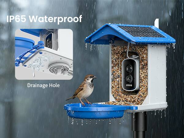 IP65 Waterproof  
Drainage Hole