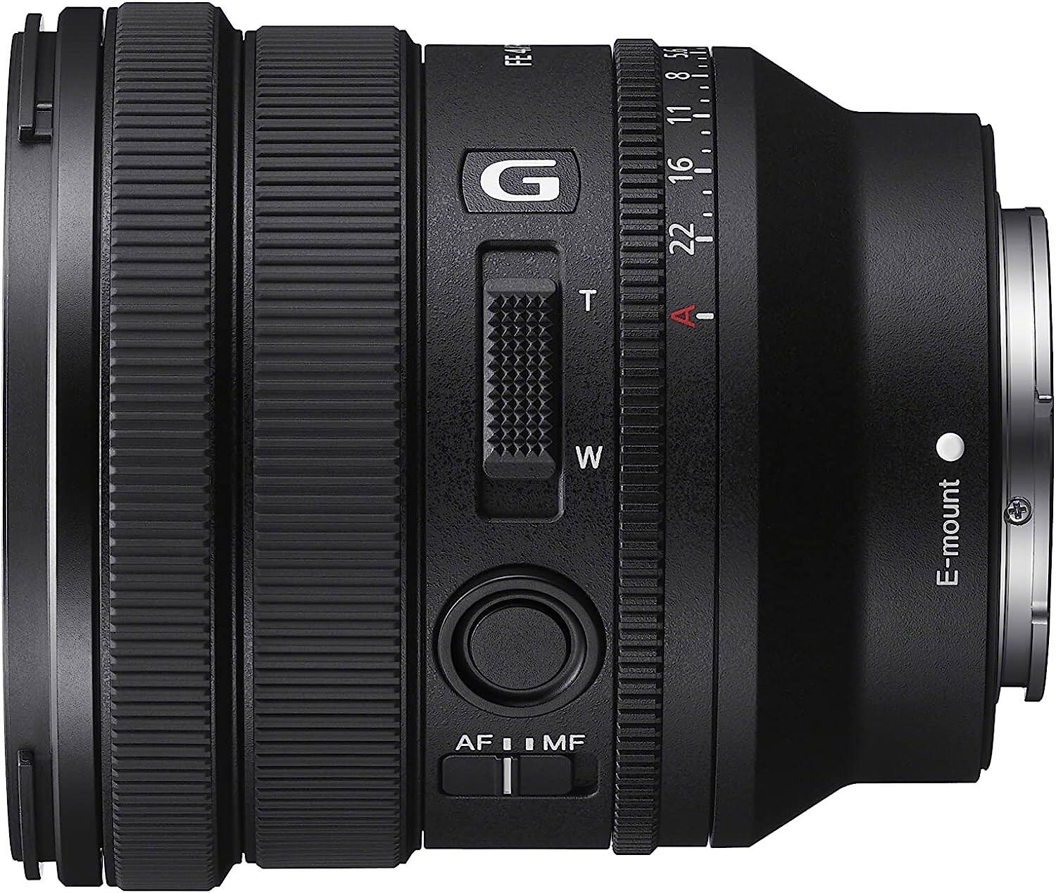 FE 45mm f/1.8 ZA G OSS  
E-mount  
AF/MF  
T* Coating  
G  
A  
W