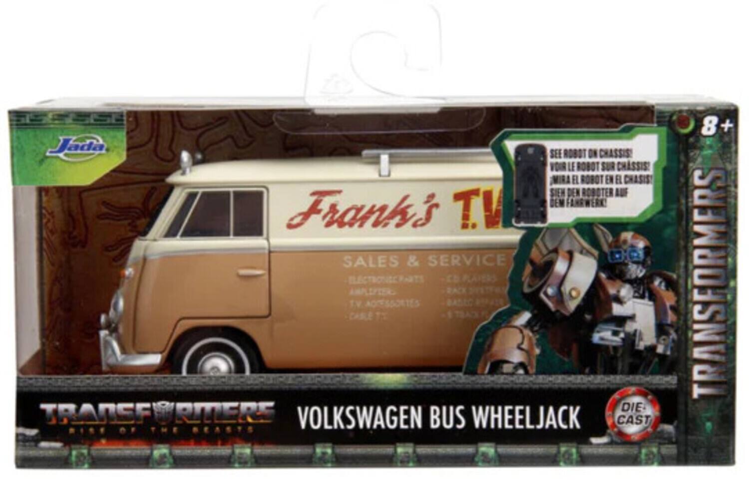 Jada  
Frank's TV Sales & Service  
Electronics Parts  
TV Accessories  
Cable TV  
Rack TV Accessories  
CD Players  
Rack Systems  
Basic Phone  
8 Track  
Volkswagen Bus Wheeljack  
Transformers  
Rise of the Beasts  
See Robot on Chassis!  
Voir le Robot sur Chassis!  
Mira el Robot en el Chasis!  
Sieh den Roboter auf dem Fahrwerk!  
Die-cast  
8+