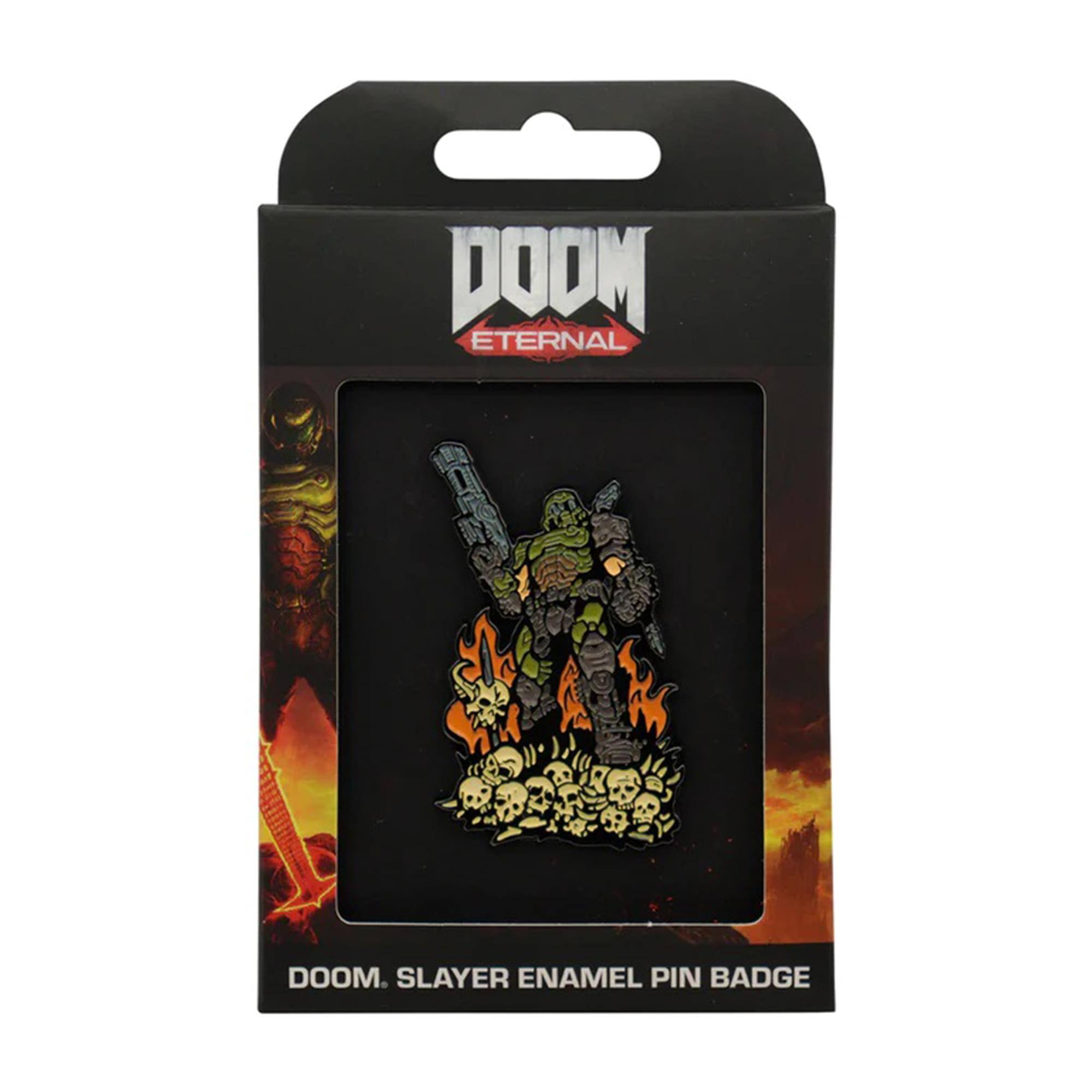 DOOM ETERNAL DOOM. SLAYER ENAMEL PIN BADGE
