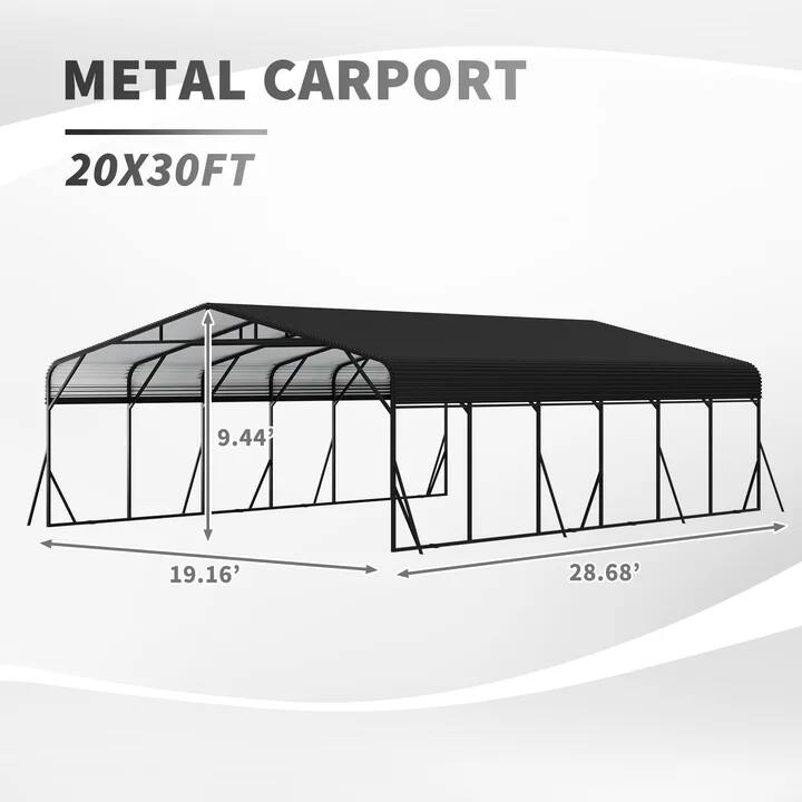METAL CARPORT  
20X30FT  
9.44'  
19.16'  
28.68'