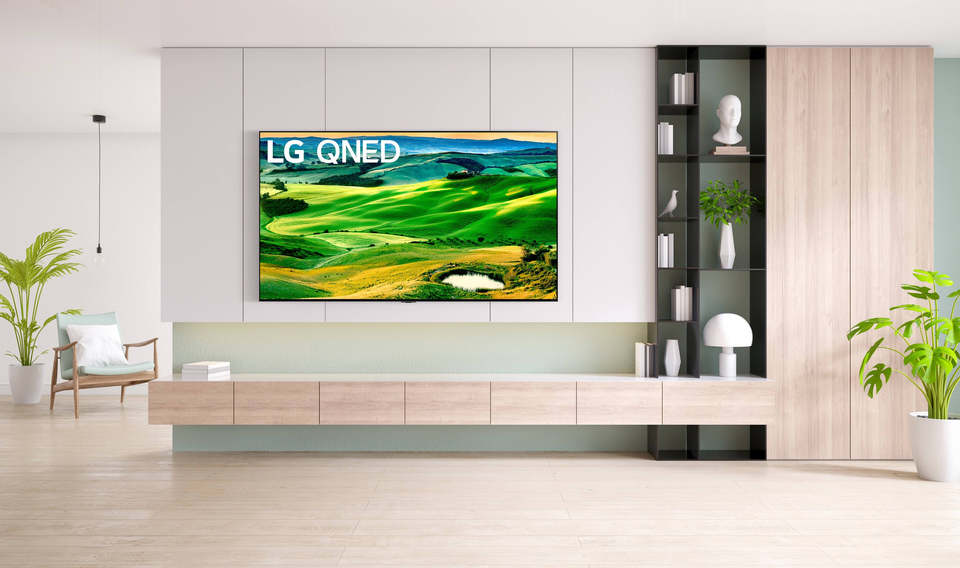 Alt View 24. LG - 65" Class 80 Series QNED 4K UHD Smart webOS TV - Black.