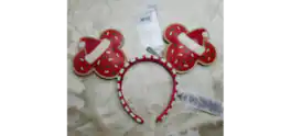 Disney - Parks Mickey Mouse Christmas Holiday Cookie Ears Headband.