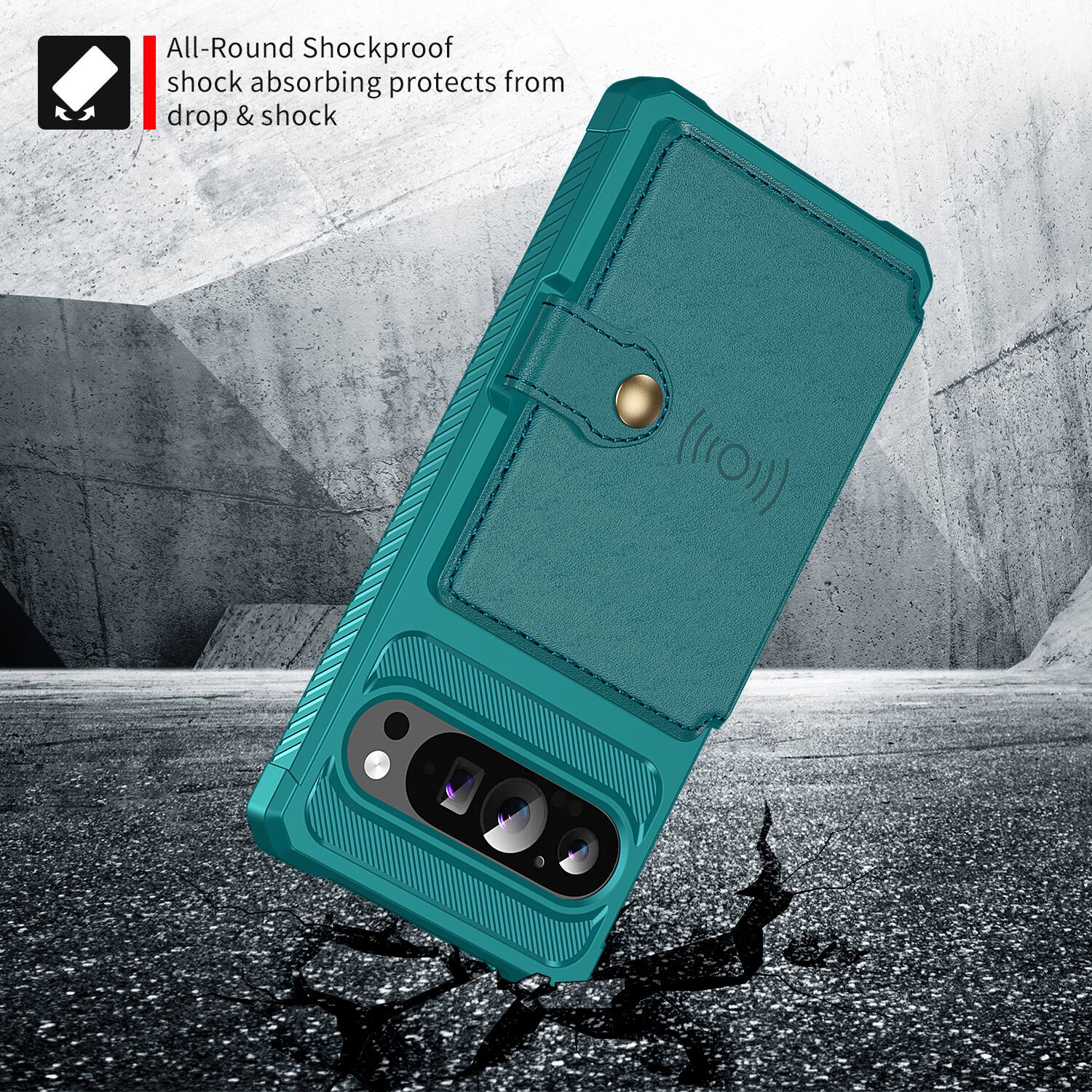 Dteck For Google Pixel 11 Pro/11 Wallet Case, Flip Card Slots Magnetic ...