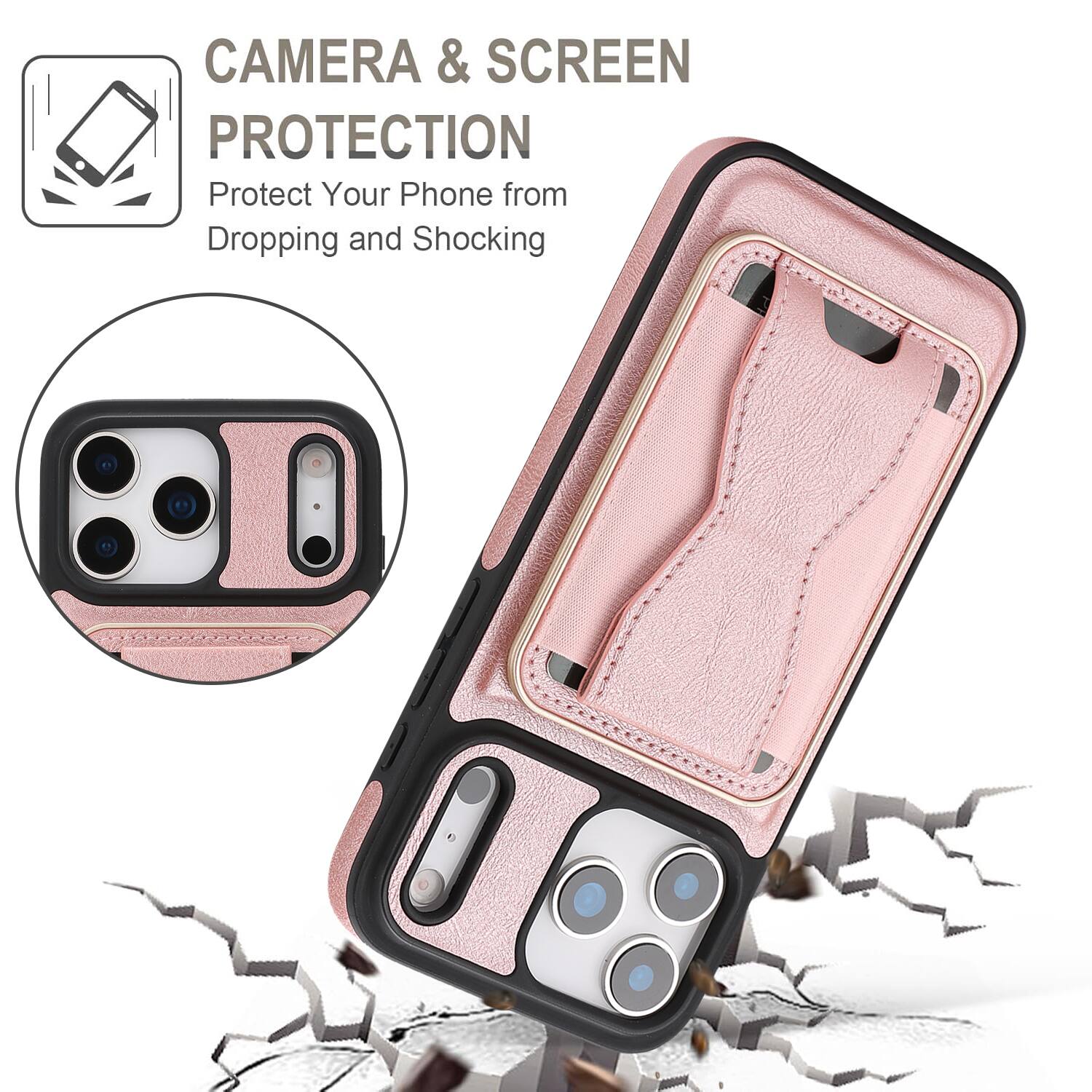 CAMERA & SCREEN PROTECTION  
Protect Your Phone from Dropping and Shocking