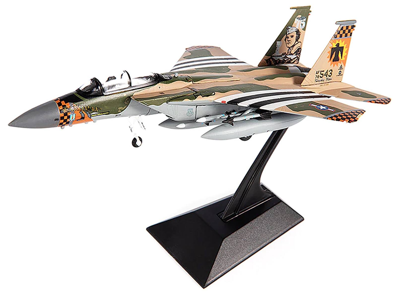 Alt View 4. JC Wings - McDonnell Douglas F-15C Eagle Fighter Aircraft "173rd Fighter Wing" (2020) US Air National Guard 1/144 Model by JC Wings.