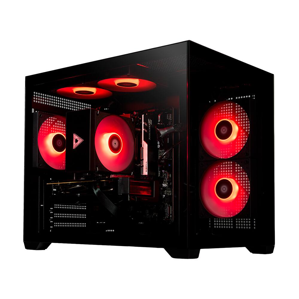 Alt View 6. STORMCRAFT - Gaming PC SIRIUS AMD Ryzen 7 7700 Radeon RX 9060 XT 16GB 1TB SSD 32GB DDR5 6000MHz RGB Windows 11 Home.