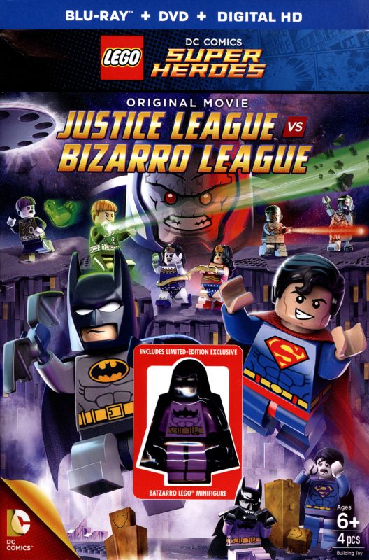  LEGO DC Comics Super Heroes: Justice League vs. Bizarro League [Blu-ray/DVD] [Figure] [2015]