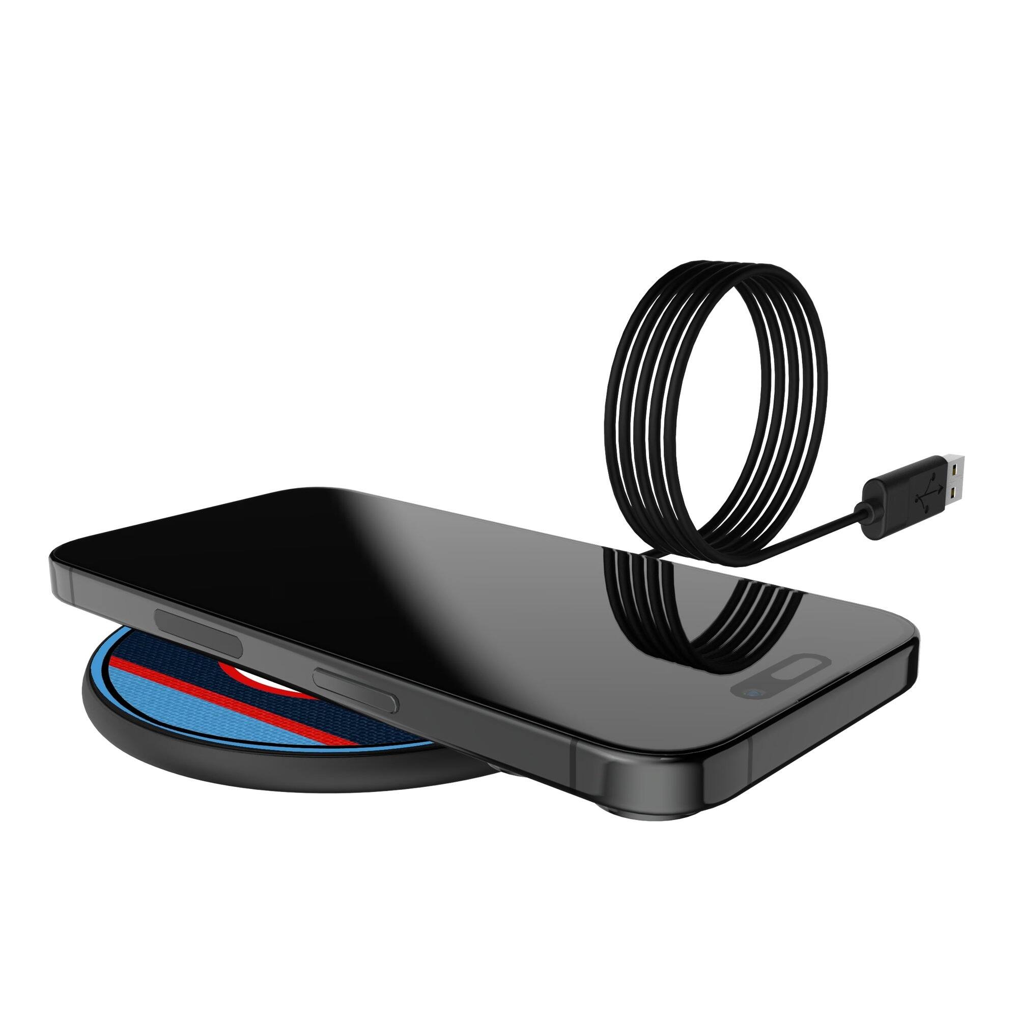 Alt View 3. Keyscaper - Tennessee Titans 15 Watt Wireless Induction Charger - Multicolor.