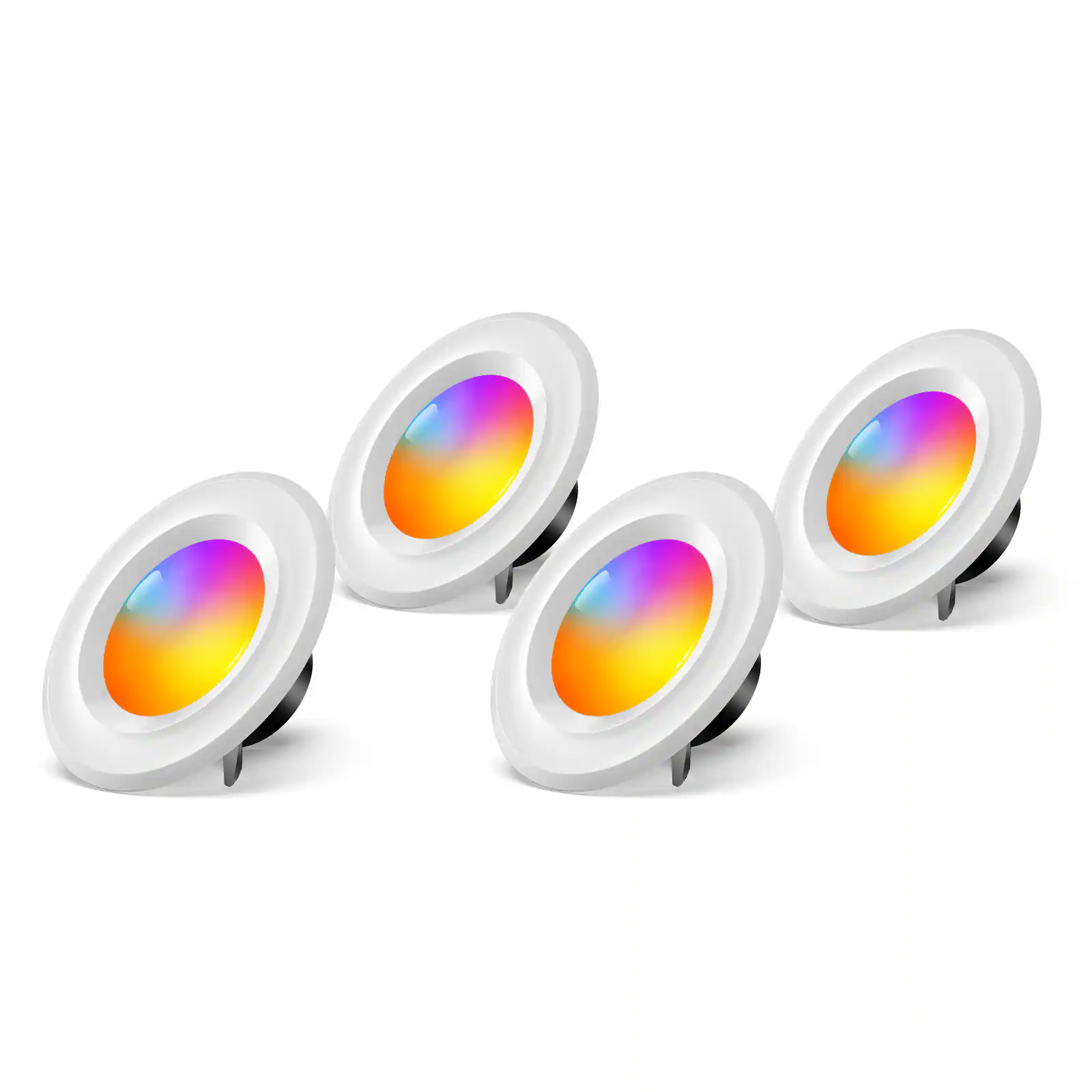 Govee - Smart Recessed Downlight 6inch-4pk - Multi