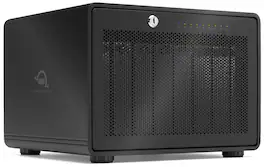 OWC - ThunderBay 8 0TB Eight-Bay Thunderbolt 40Gb/s RAID 5 Storage Enclosure with SoftRAID Premium - Black