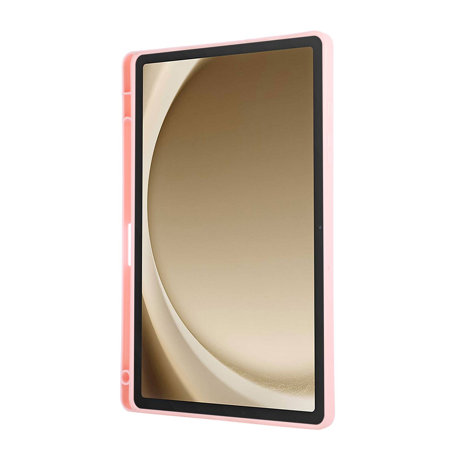 Alt View 3. UUCOVER - Case for Samsung Galaxy Tab A11+ 11-inch 2025 (SM-X230/X236/X238) Shockproof PU Leather Hand Strap Kickstand Cover - Pink.