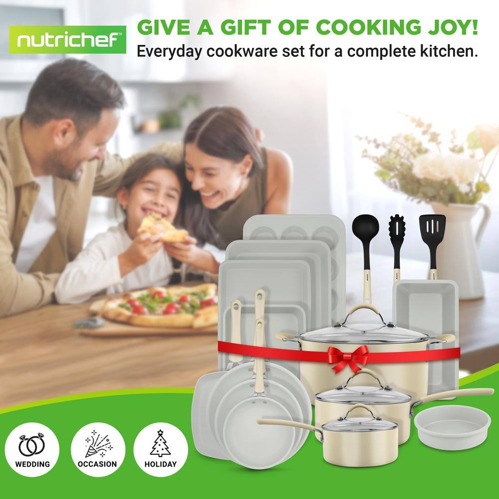 GIVE A GIFT OF COOKING JOY!  
nutrichef  
Everyday cookware set for a complete kitchen.  

WEDDING OCCASION HOLIDAY