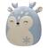 Angle. Jazwares - Squishmallows 16" Plush - Holiday Purple Fawn with Snowflake - Farryn.