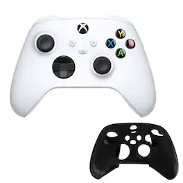 Microsoft - Xbox Series X/S Controller with Silicone Sleeve - White