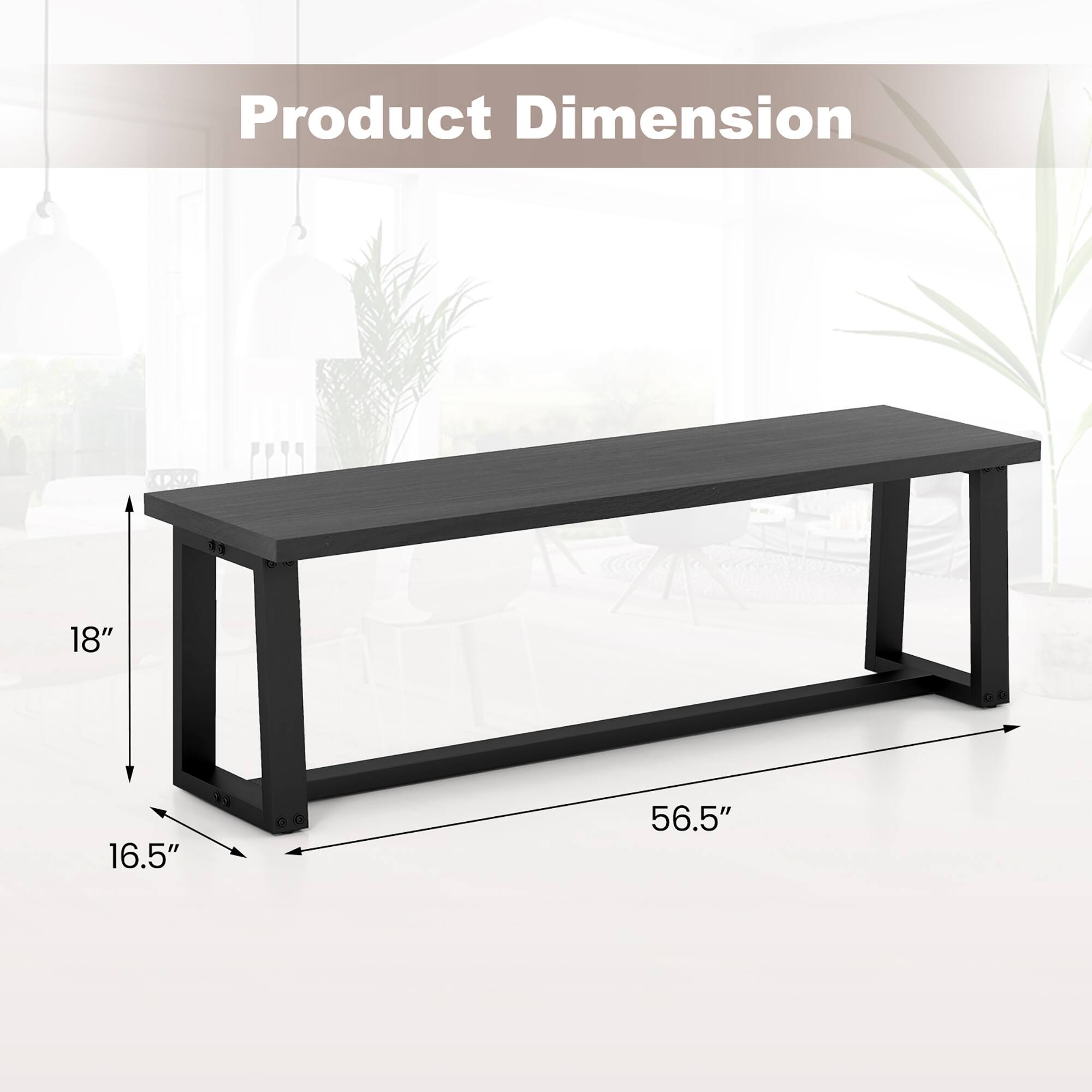 Product Dimension: 18" x 16.5" x 56.5"