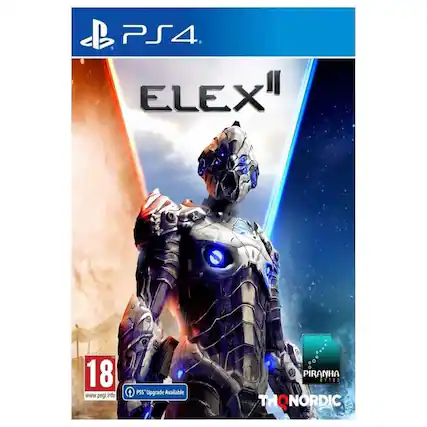 PS4 ELEX II
18 www.pegi.info
PS5 Upgrade Available
PIRANHA BYTES
THQ NORDIC - M (Mature 17+)