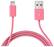 Front Standard. MOTA - 6' Lightning USB Cable - Pink.