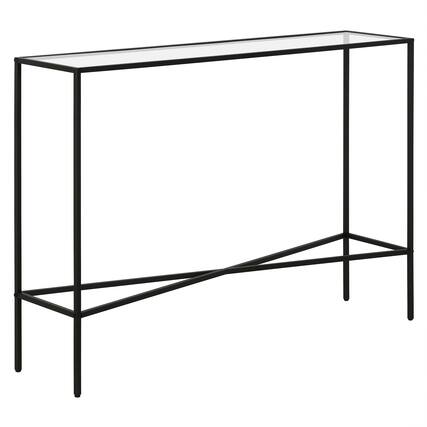 Angle. Camden&Wells - Henley Console Table - Blackened Bronze.