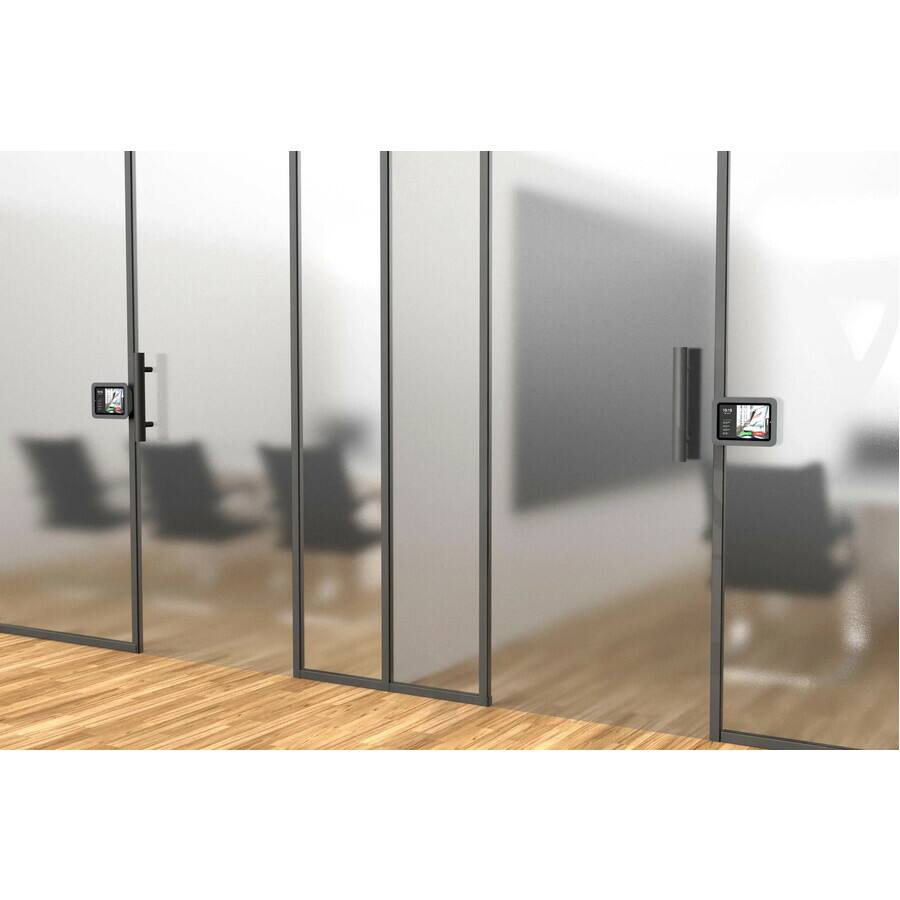 Alt View 1. Heckler Design - Heckler Design H659 Mounting Enclosure for iPad mini (6th Generation), Power Adapter, Network Adapter - Black Gray - Black.