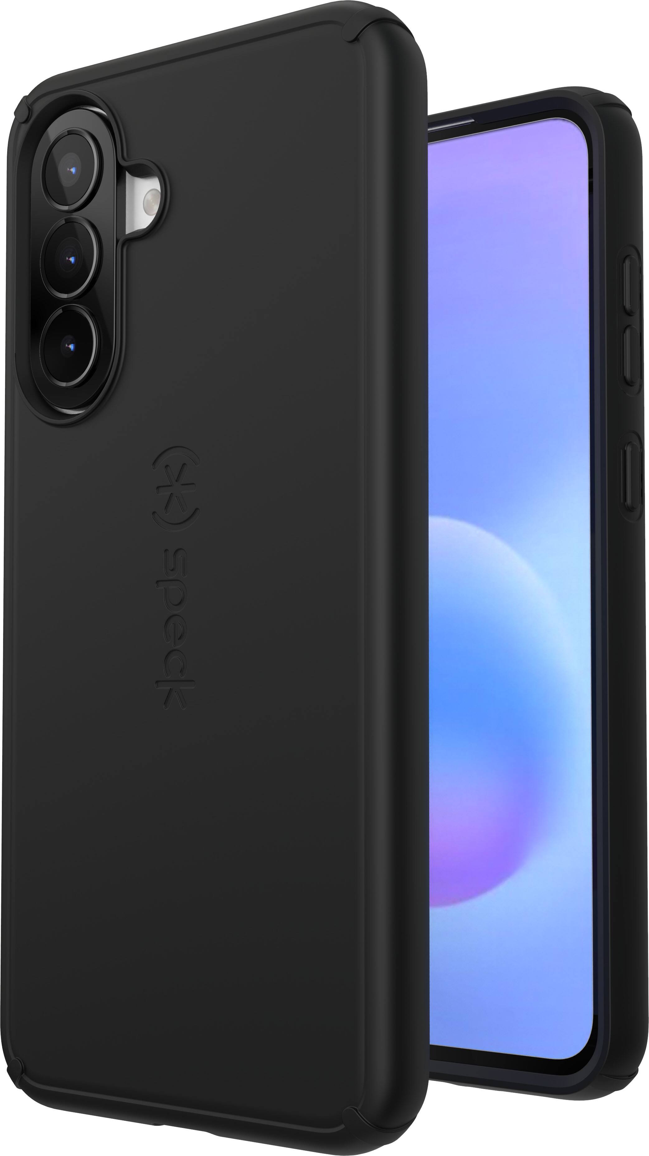 Back. Speck - ImpactHero Slim Case For Samsung Galaxy A37/A36 - Black.