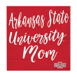Jardine - Arkansas State Wolves 10'' x 10'' Mom Plaque - Red