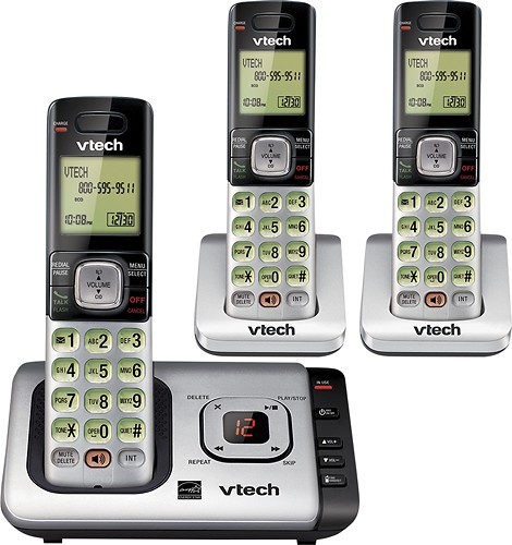  VTech - DECT 6.0 Expandable Cordless Phone System with Digital Answering System