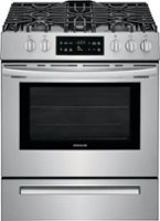 Frigidaire - 5.0 Cu. Ft. Freestanding Gas Range with Self-Cleaning - Stainless steel - Front_Zoom