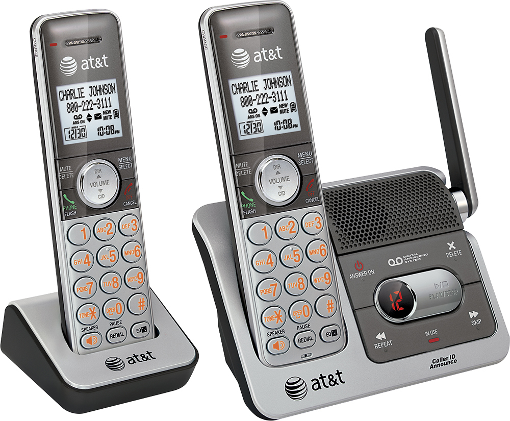 AT&T DECT 6.0 Expandable Cordless Phone with Digital Answering System