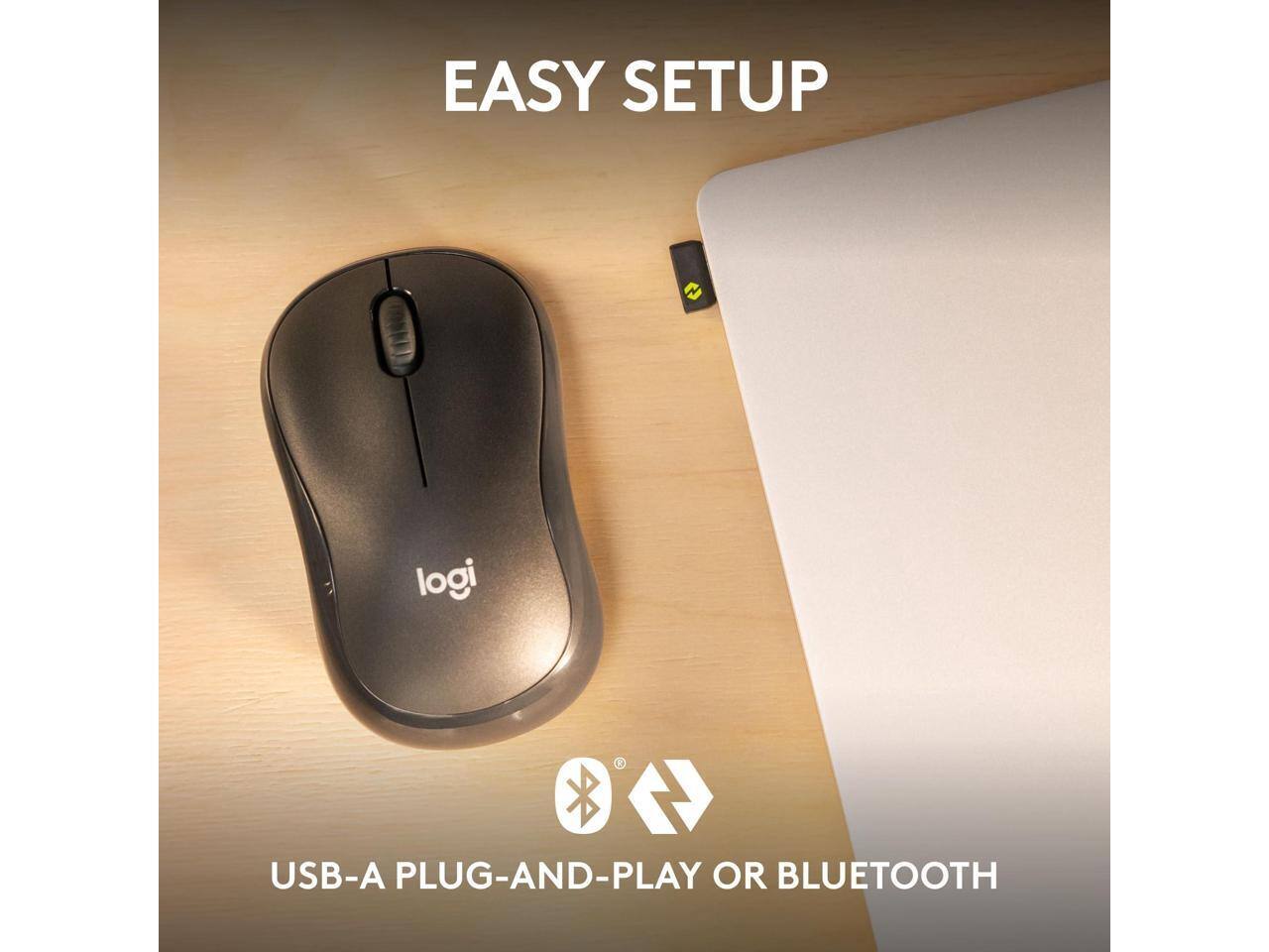 EASY SETUP

logi

USB-A PLUG-AND-PLAY OR BLUETOOTH