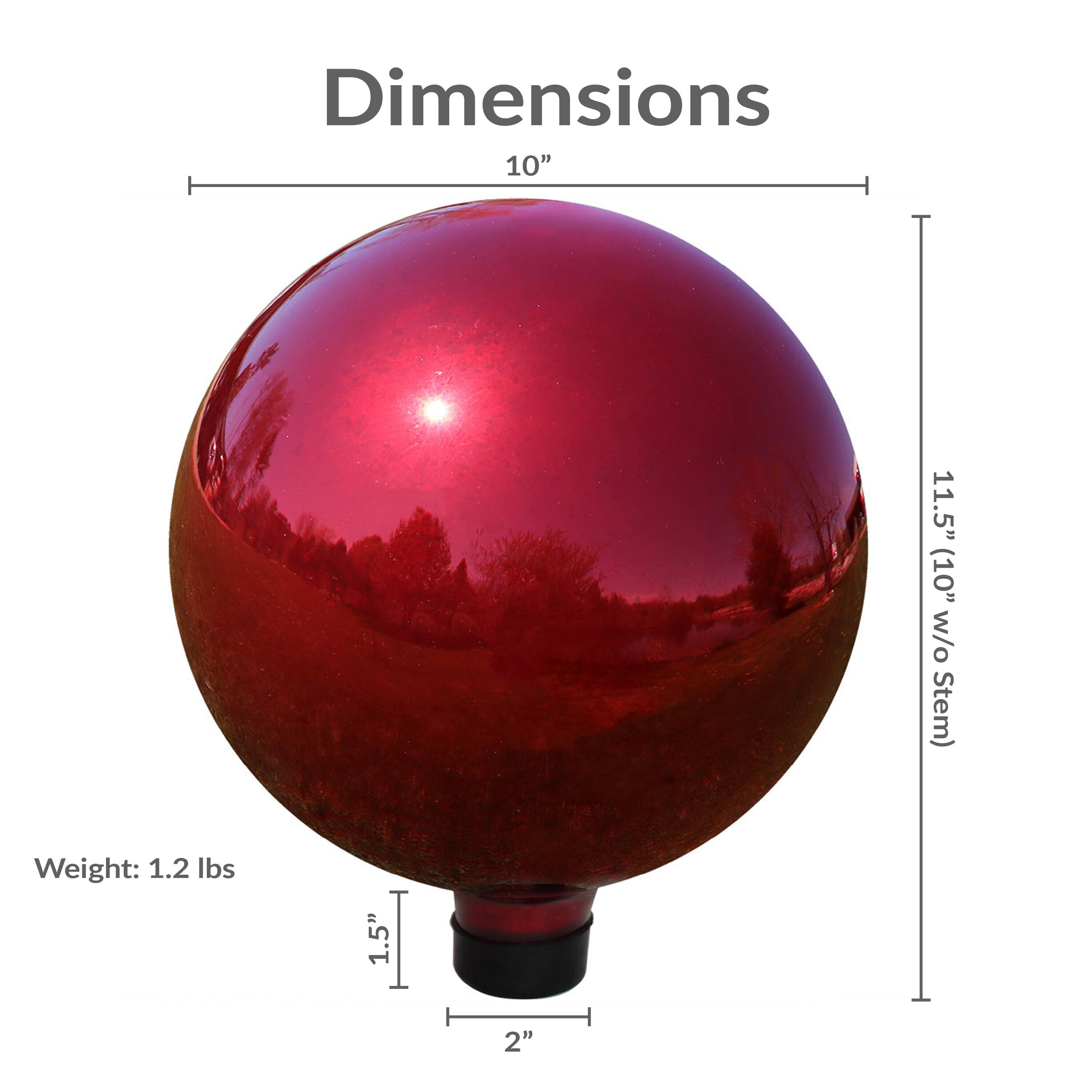 Dimensions: 10" x 11.5" (10" w/o Stem)  
Weight: 1.2 lbs  
Height: 1.5"  
Diameter: 2"