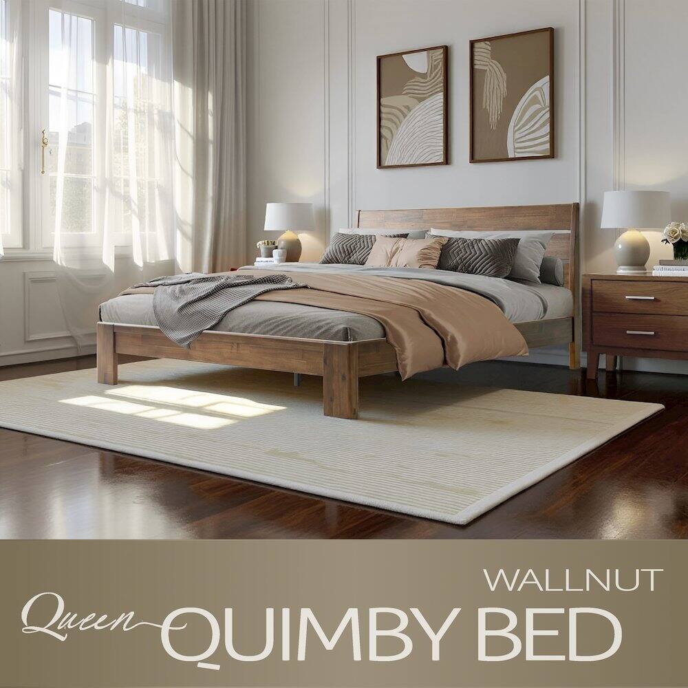 WALLNUT Queen QUIMBY BED