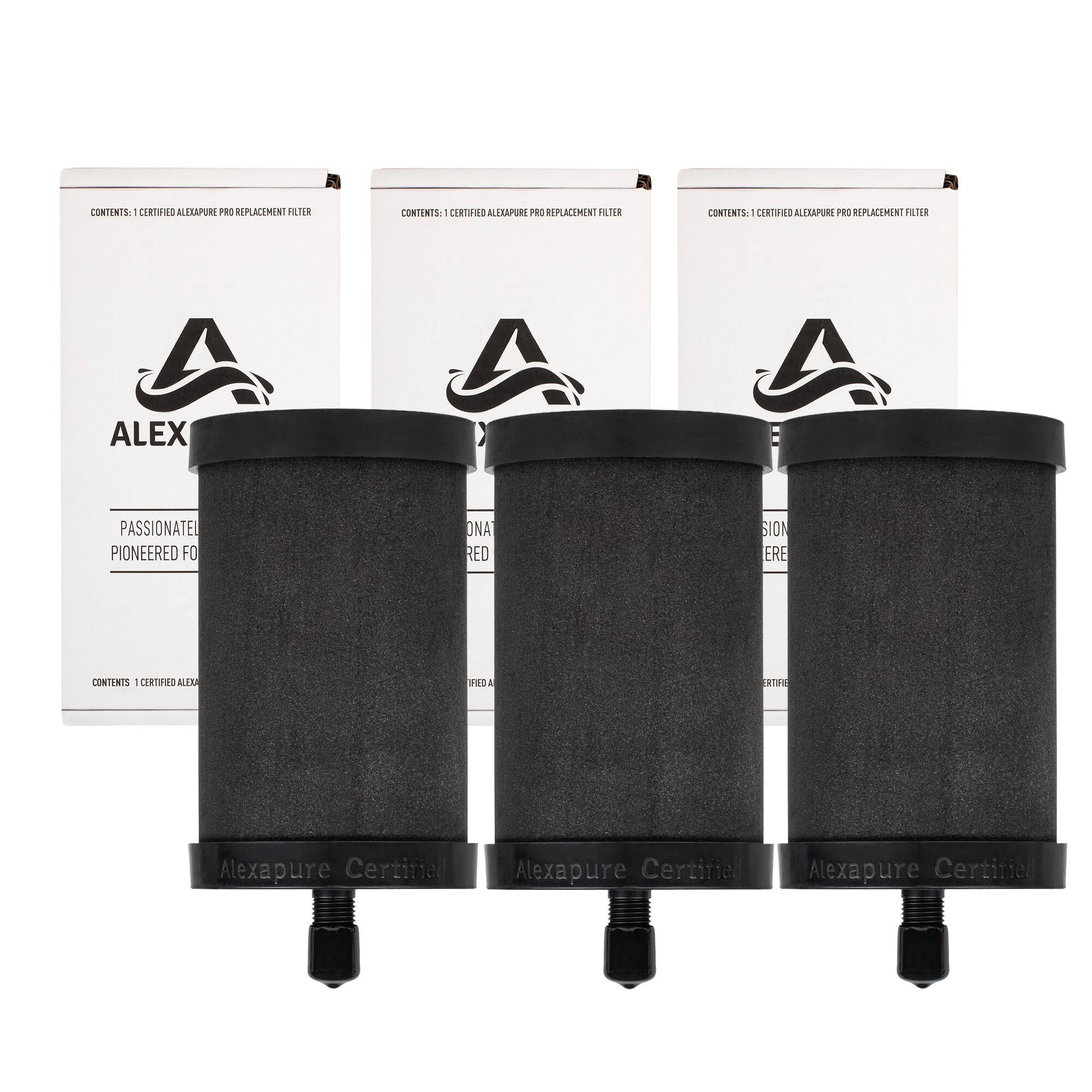 CONTENTS: CERTIFIED ALEXAPURE PRO REPLACEMENT FILTER

ALEX

PASSIONATELY PIONEERED FOR

CONTENTS: 1 CERTIFIED ALEXAPURE PRO REPLACEMENT FILTER

Alexapure Certified