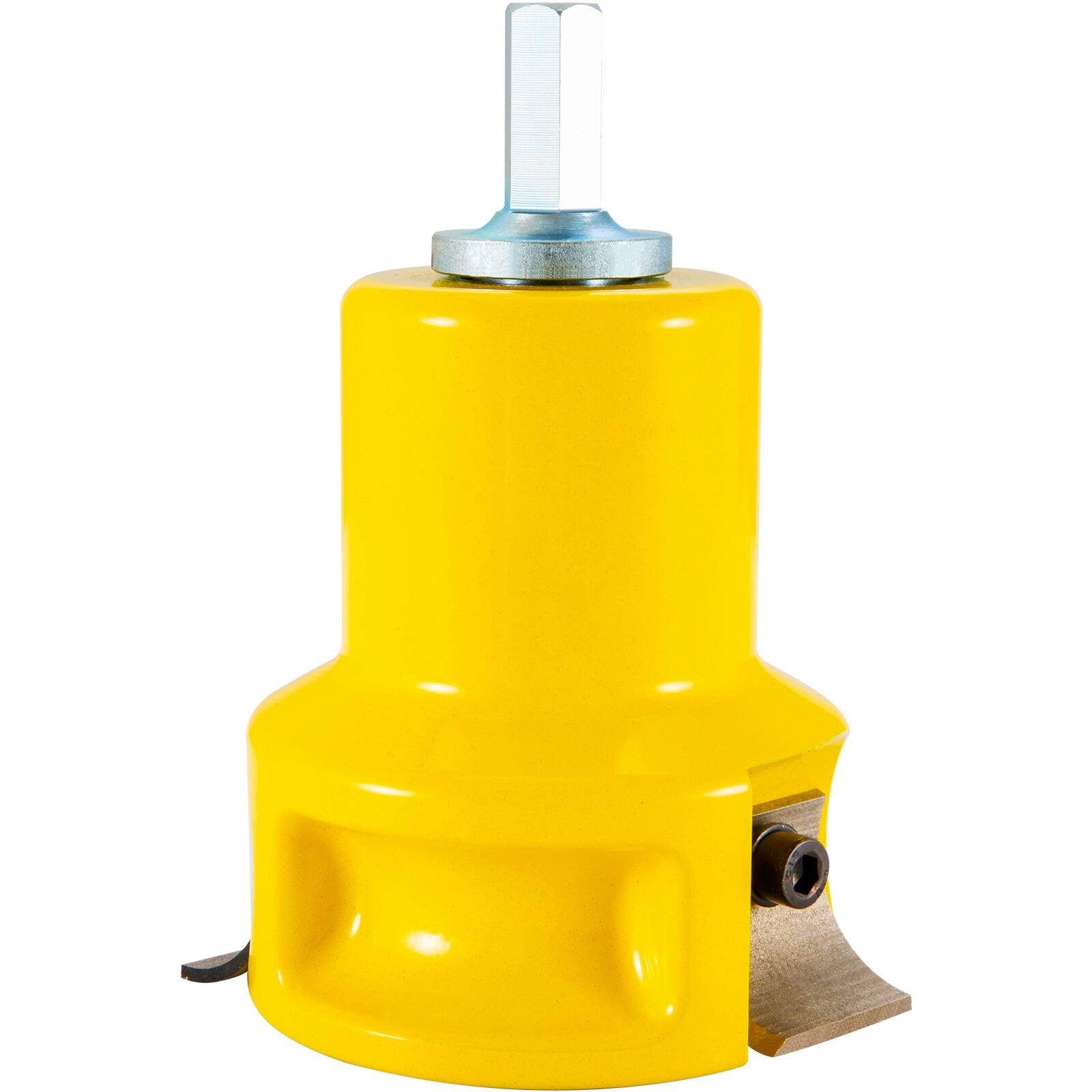 Alt View 5. VEVOR - Tenon Cutter,1.5"/38 mm Diameter, Premium Aluminum & Steel Log Furniture Cutter, with Dual Curved Blades & Button Screws - Yellow.