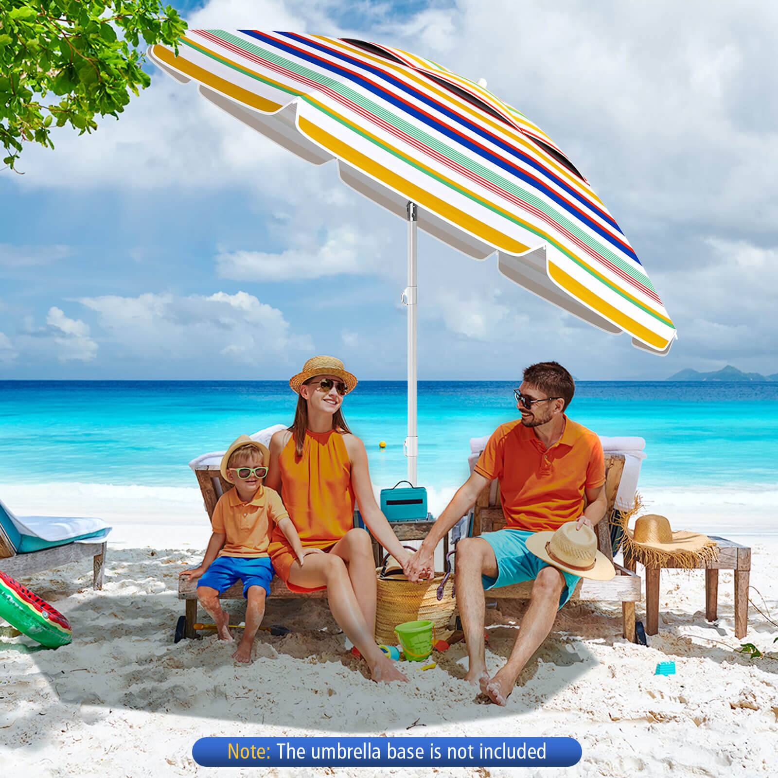 Note: The umbrella base is not included