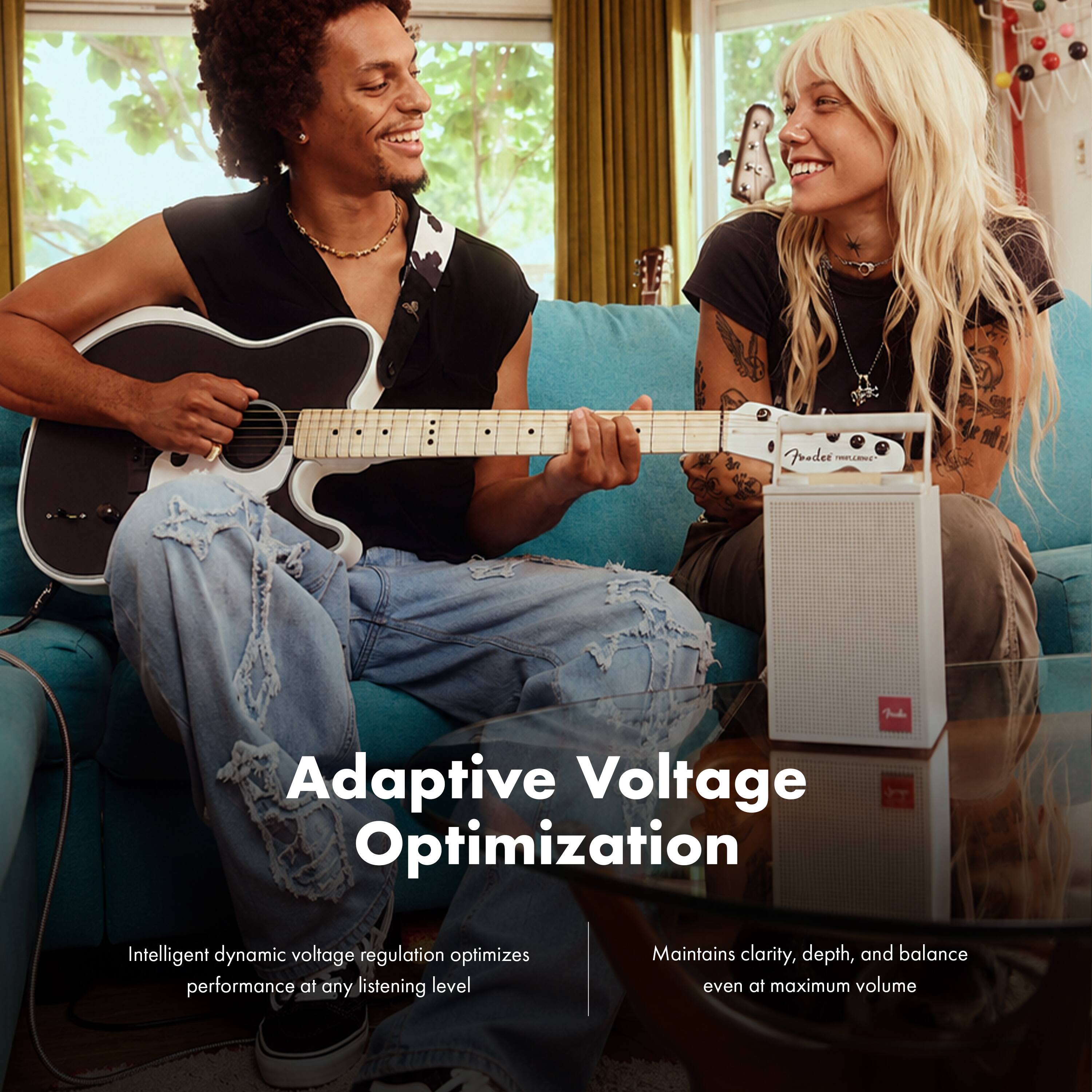 Adaptive Voltage Optimization

Intelligent dynamic voltage regulation optimizes performance at any listening level

Maintains clarity, depth, and balance even at maximum volume