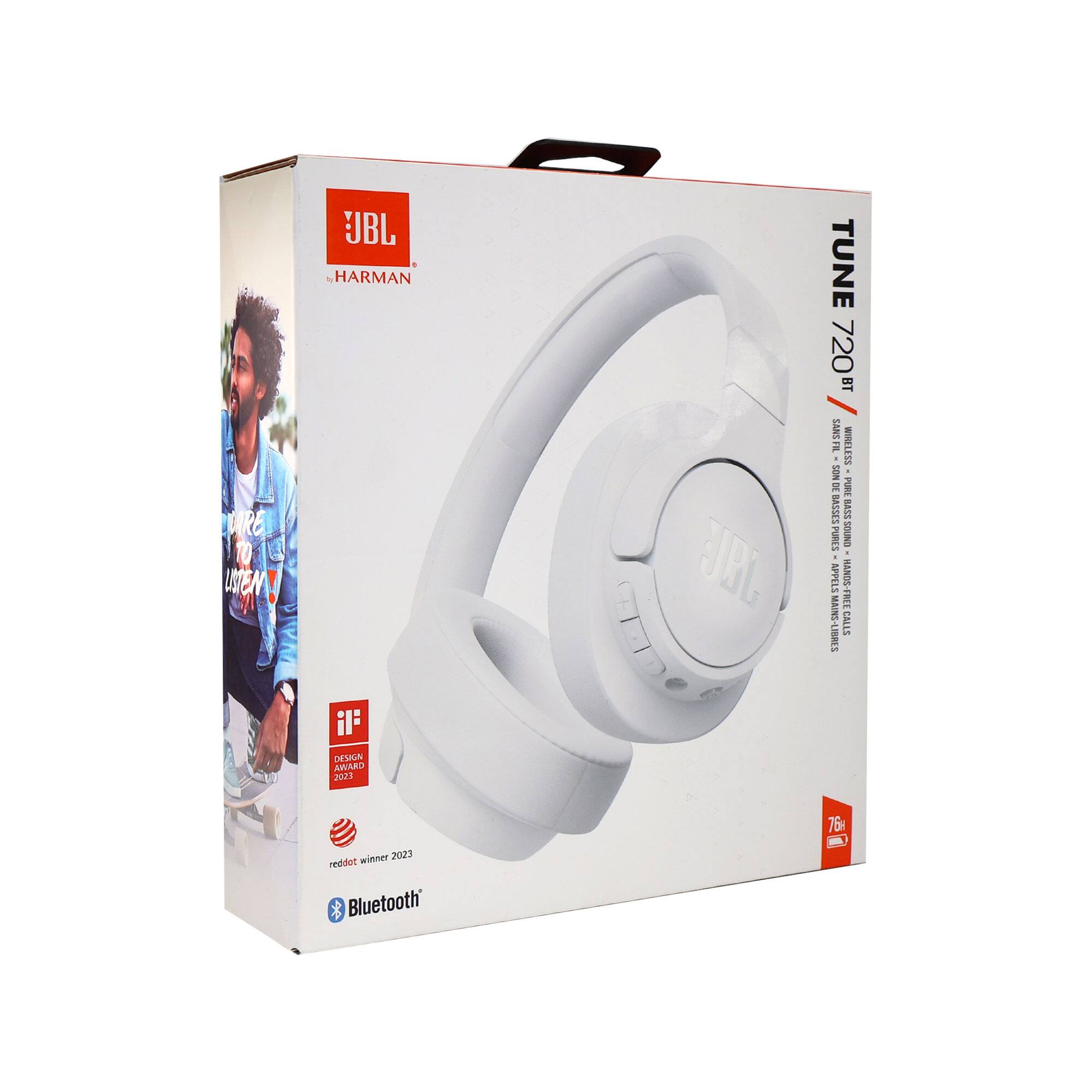 JBL Tune 720BT Over Ear Wireless Headphones with Software + 2 Yr