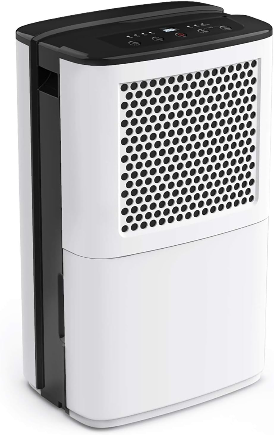 Front. Airplus - AIRPLUS 28-Pint Dehumidifier with Drain Hose, 3.8L Tank, Ionizer, Auto Defrost, White/Black.