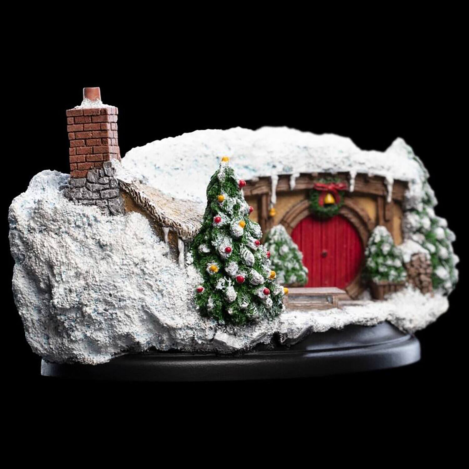 Alt View 2. Weta Workshop - WETA Workshop Polystone - 35 Bagshot Row Hobbit Hole (Christmas Edition)   - COLLECTIBLES - Multicolor.