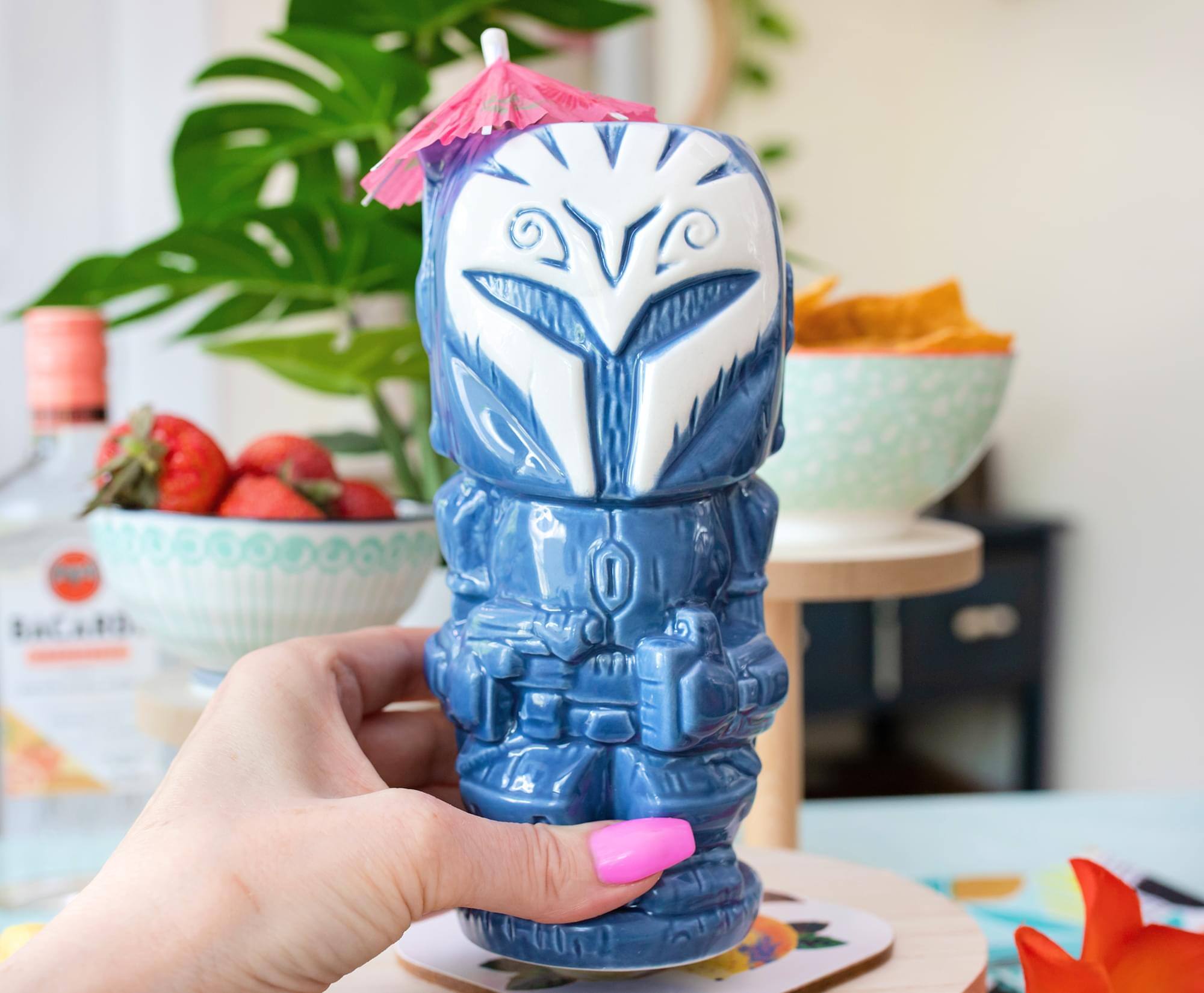 Alt View 1. Star Wars - Geeki Tikis Star Wars: The Mandalorian Bo-Katan Ceramic Mug | Holds 17 Ounces - Blue.